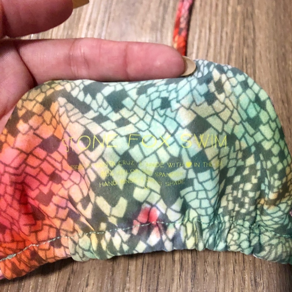 Stone Fox Triangle Bikini Top - Picture 3 of 3